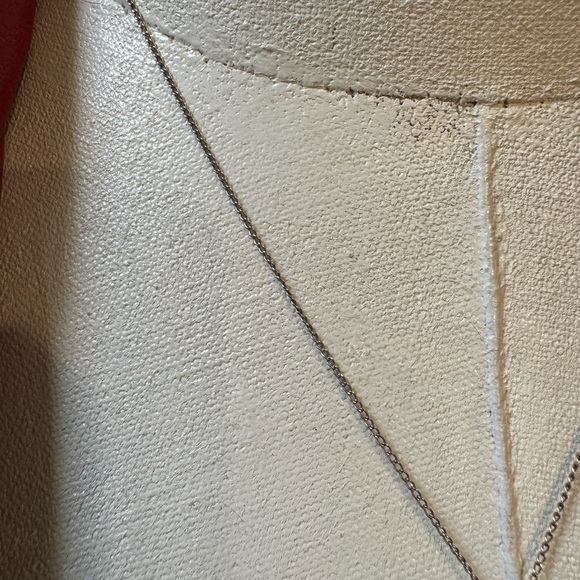 PRICE FIRM Vintage Elegant Silver & Black Onyx Pendant Necklace - Picture 6 of 7